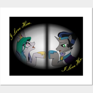 Love in a Different World- Celestia and Sombra (1 orb) Posters and Art